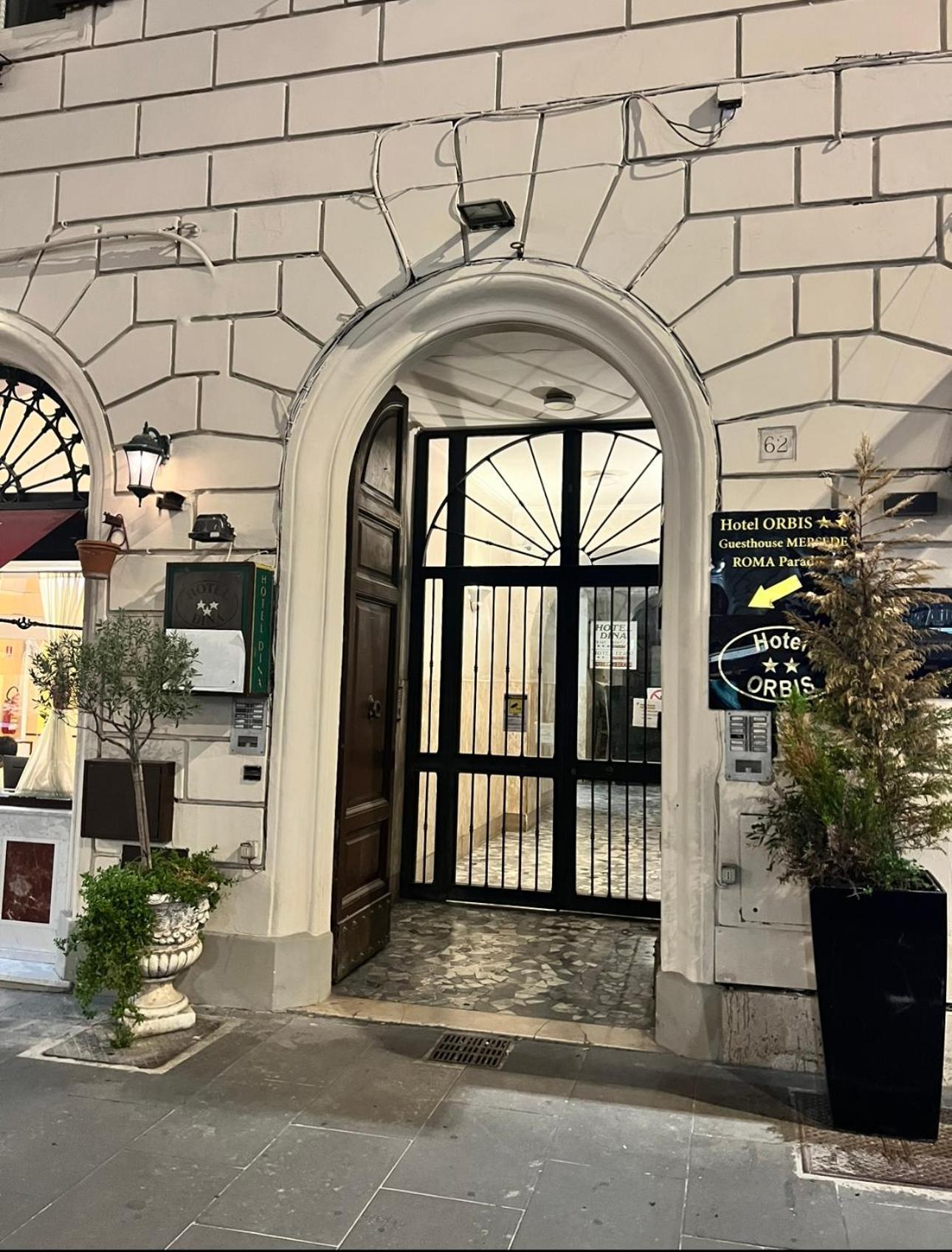 Residenza 62 Hotell Roma Eksteriør bilde